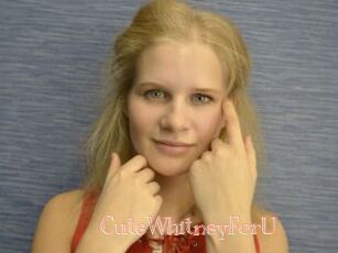 CuteWhitneyForU